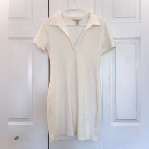 White Collared Dress